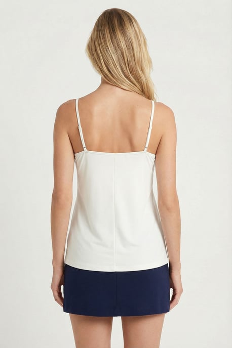 V-Ausschnitt Ärmellose Cami-Bluse - Image 6