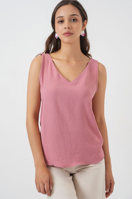 V-Ausschnitt Pull-On Bluse - Image 4