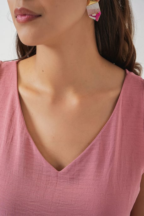 V-Ausschnitt Pull-On Bluse - Image 5