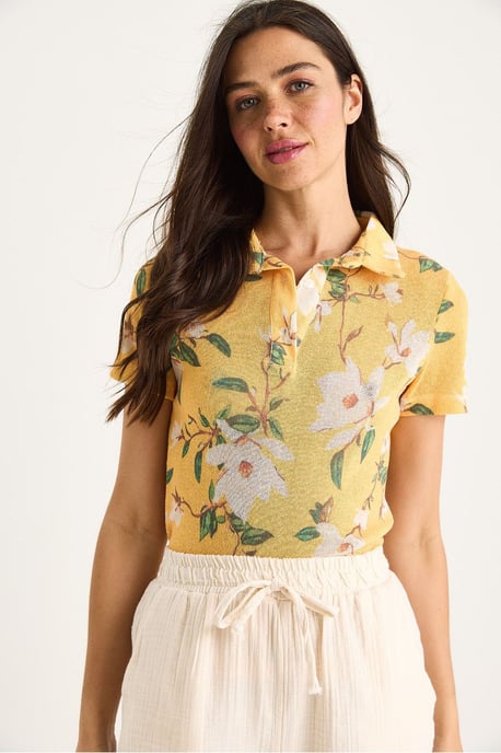 Blümchen-Polohemd-Bluse - Image 2