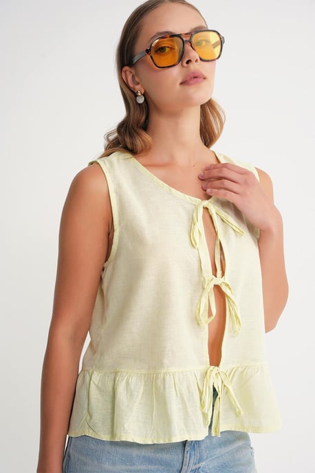 Rüschenshirt mit Schleifenfront - Image 4