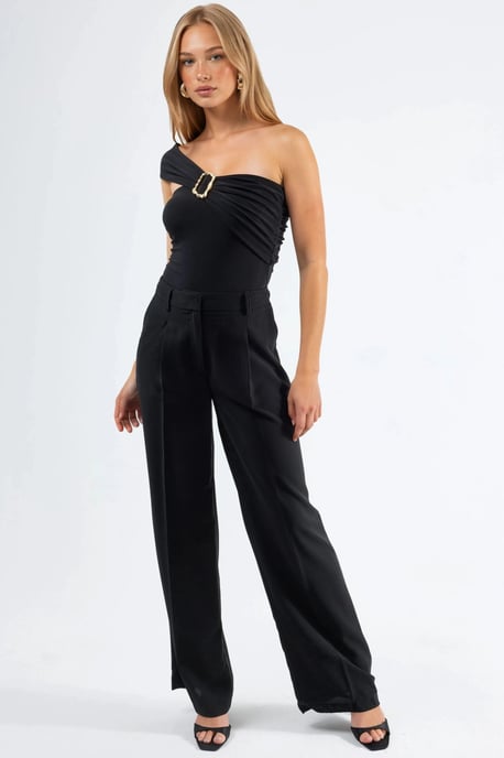 Einseitig-Träger Geschnalltes Strickbluse - Image 5