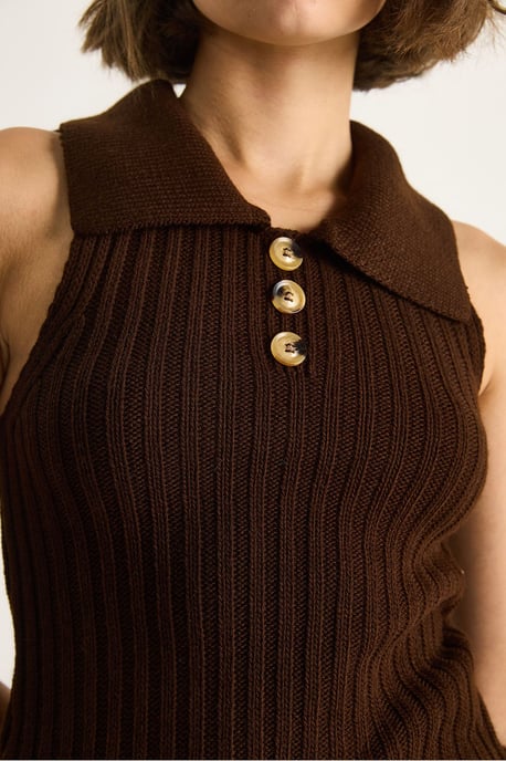 Strickbluse mit Knopfverschluss - Image 5