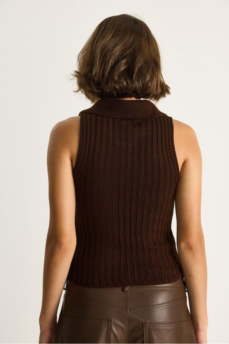 Strickbluse mit Knopfverschluss - Image 6