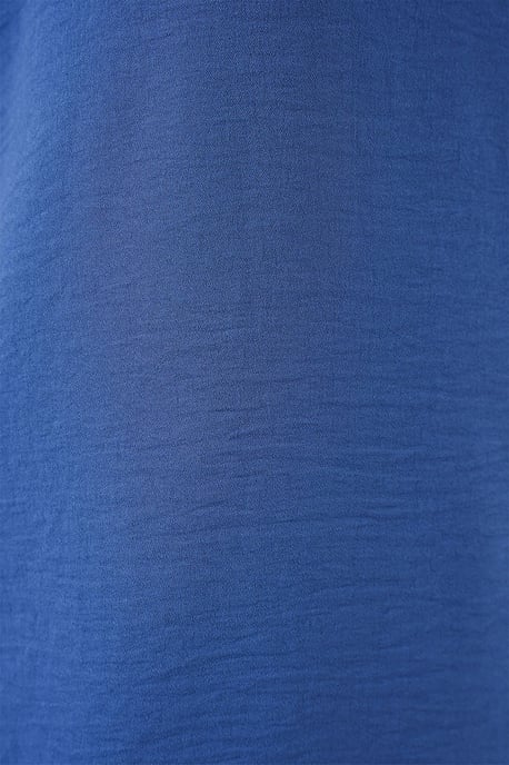 Strukturierte V-Ausschnitt Ärmellose Bluse - Image 5