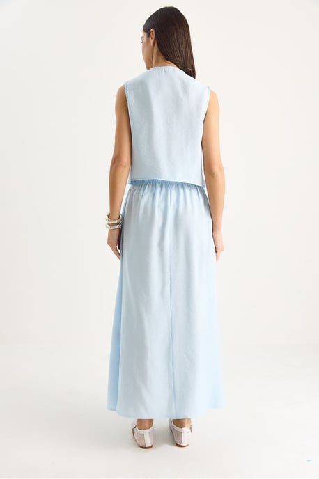 Bluse-Rock Co-Ord mit Bindeband - Image 6