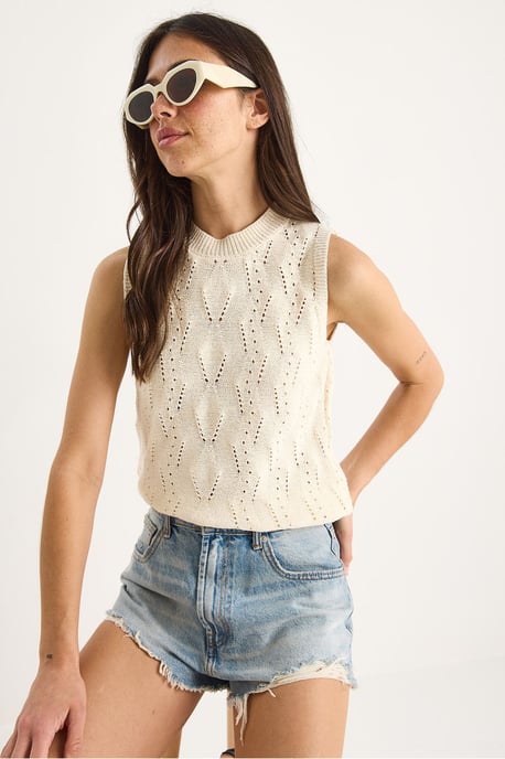 Halb-Turtleneck Strickbluse - Image 4