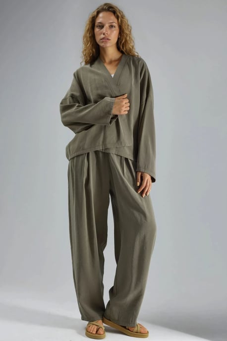 Langärmliger, lockerer Kimono - Image 6