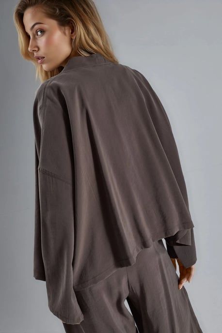 Langärmliger, lockerer Kimono - Image 3
