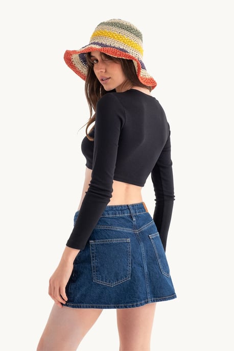 Scoop-Neck Basic Top - Image 2