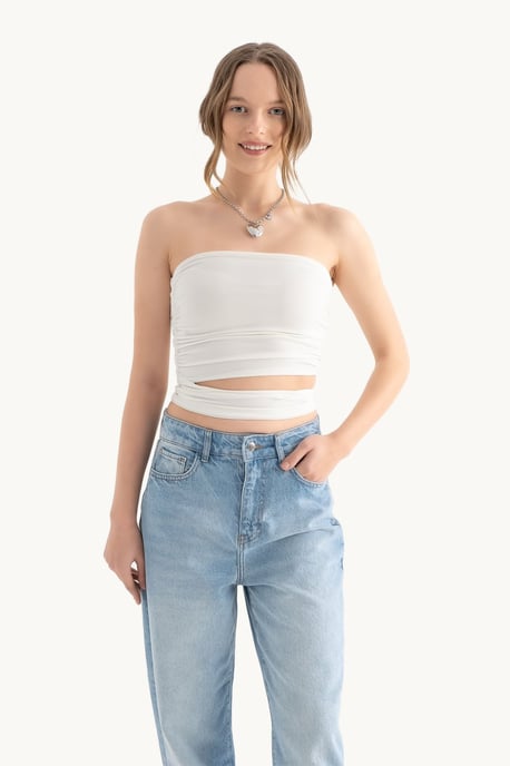 Tragerloses Cut-Out-Bandeau-Top - Image 1