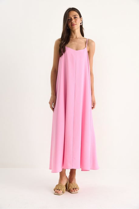 Maxi V-Ausschnitt Kleid - Image 2