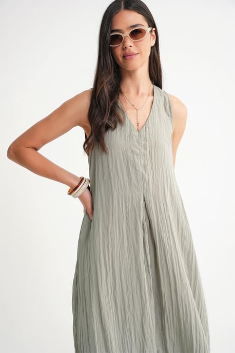 V-Ausschnitt Maxikleid - Image 2