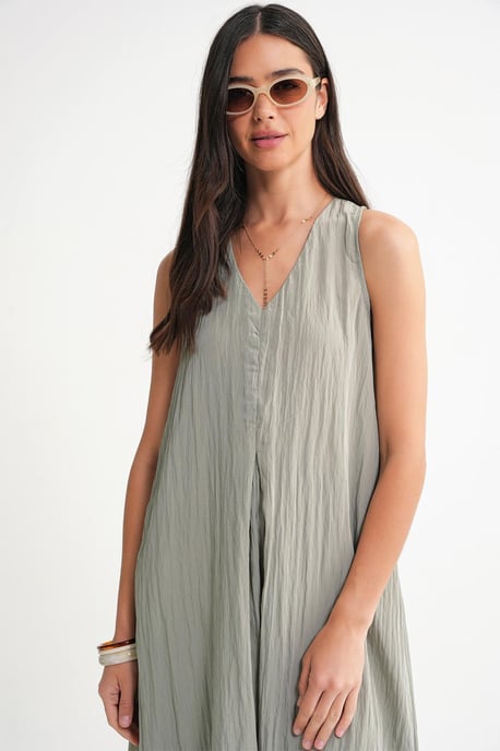 V-Ausschnitt Maxikleid - Image 5