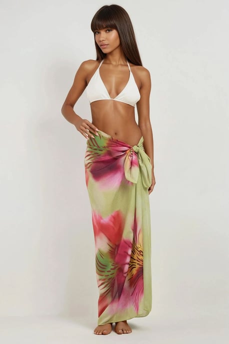 Bedruckter Strand Maxi-Cover-Up - Image 2