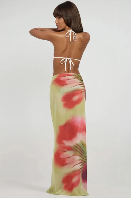 Bedruckter Strand Maxi-Cover-Up - Image 4