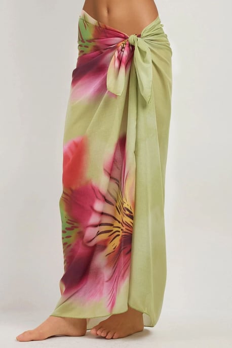 Bedruckter Strand Maxi-Cover-Up - Image 6