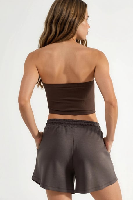 Elastische Modal-Shorts mit Taschen - Image 4