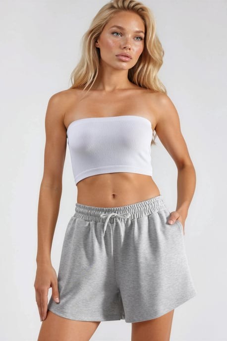 Elastische Modal-Shorts mit Taschen - Image 2