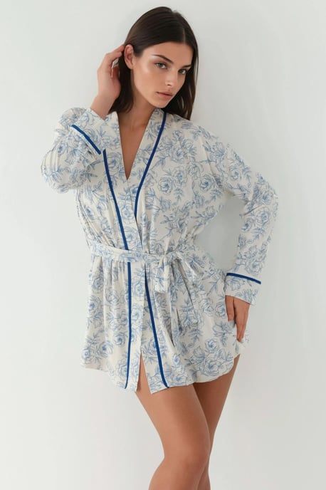 Extra Weiches Touch Strick-Hauskleid - Image 4