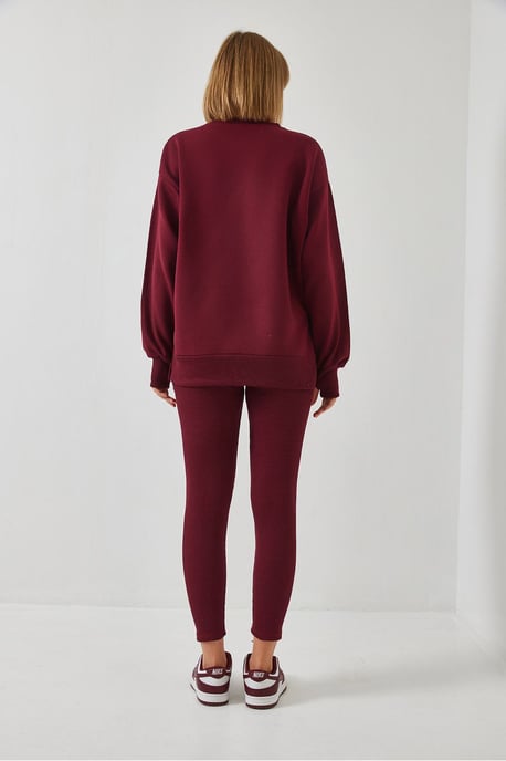 Strick-Knit Capri Aktiv-Set mit Rundhalsausschnitt - Image 3