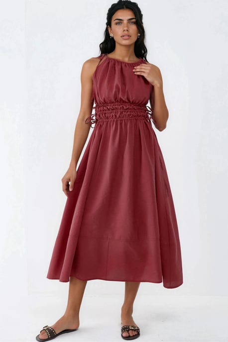 Raffinierter Träger-Midi-Kleid - Image 6