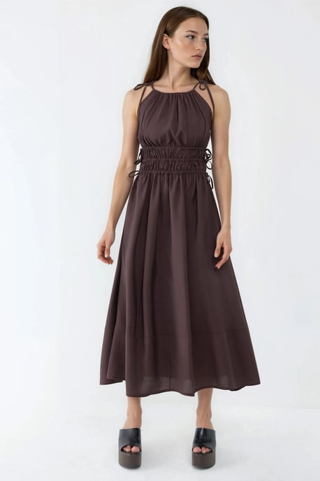Raffiniertes Träger-Midi-Kleid - Image 2