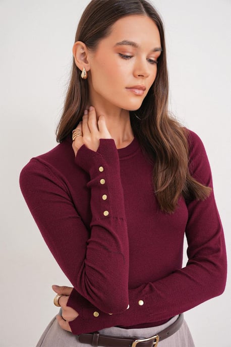 Rundhals Strickpullover - Image 3