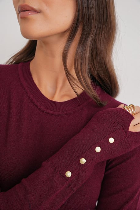 Rundhals Strickpullover - Image 6