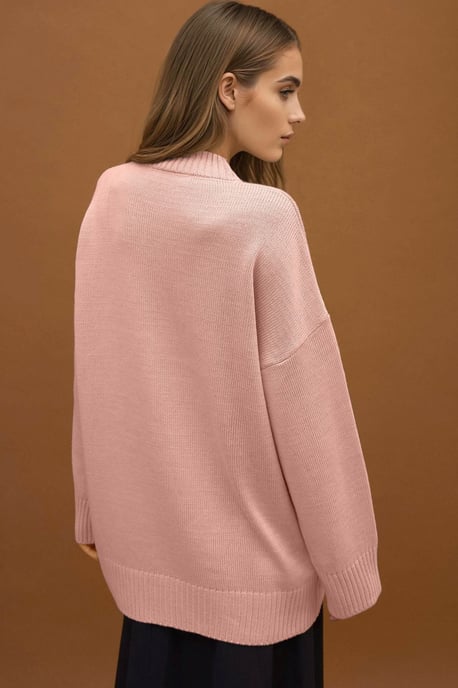 Dicker Strick-Pullover mit Rundhalsausschnitt - Image 3