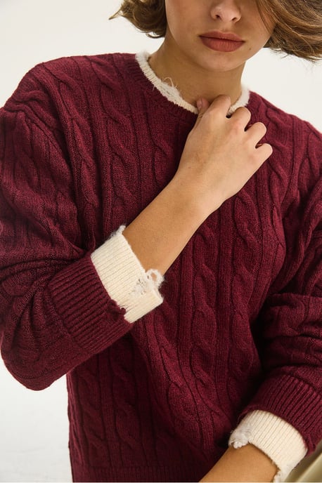 Haarglätter-Muster Pullover - Image 3