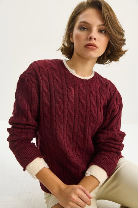 Haarglätter-Muster Pullover - Image 4