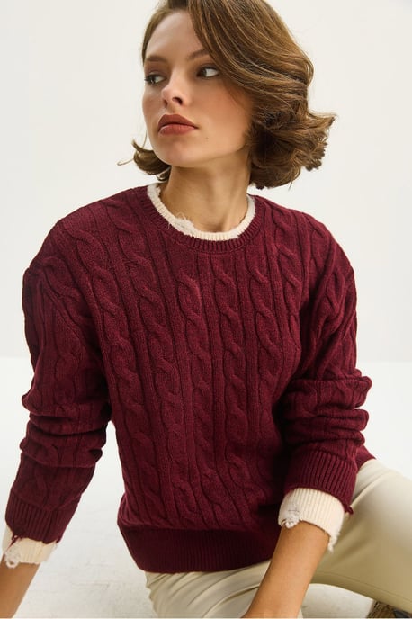 Haarglätter-Muster Pullover - Image 5