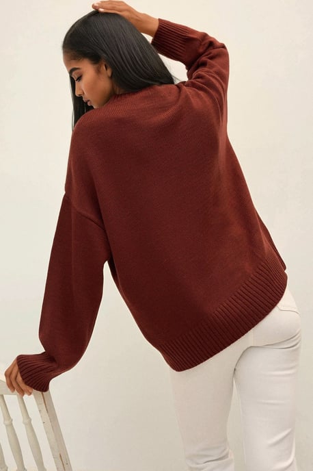 Crew-Neck Gemütlicher Pullover - Image 2