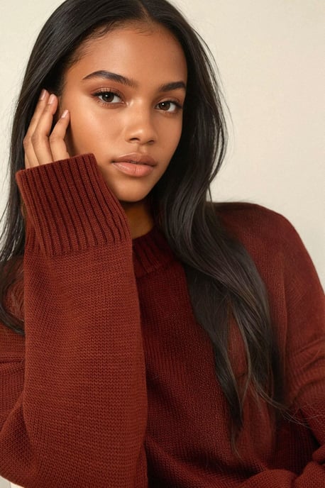 Crew-Neck Gemütlicher Pullover - Image 5
