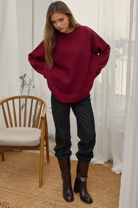 Gemütlicher Rundhalsstrickpullover - Image 2