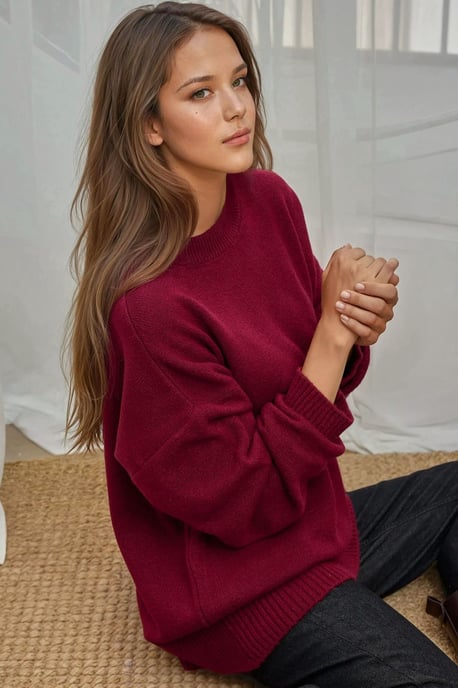 Gemütlicher Rundhalsstrickpullover - Image 5