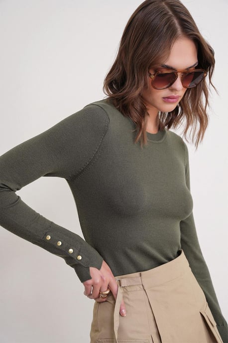 Rundhals Strickpullover - Image 5
