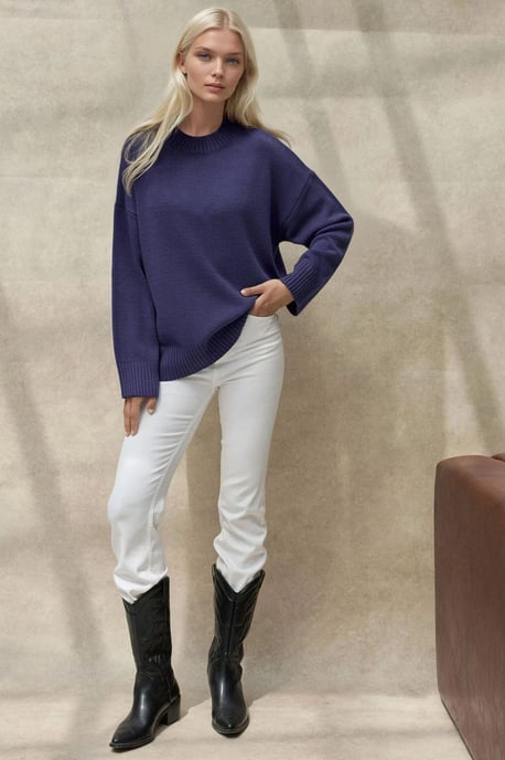 Crew-Neck Gemütlicher Pullover - Image 4