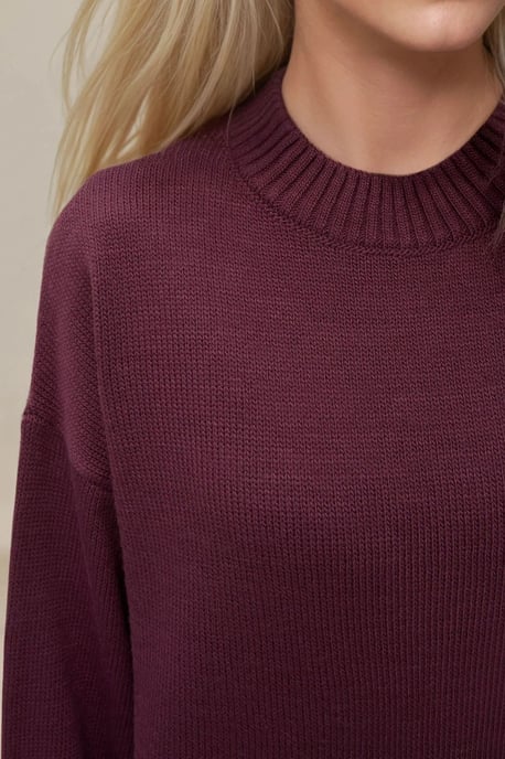 Rundhals Gemütlicher Pullover - Image 5