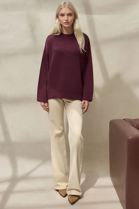 Rundhals Gemütlicher Pullover - Image 6