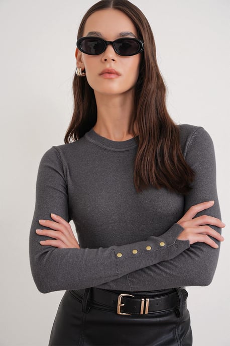 Rundhals Strickpullover - Image 3