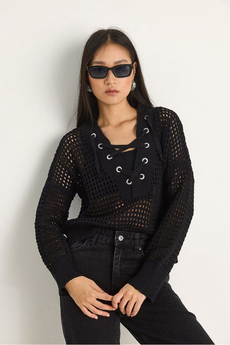 Hoodie-Strickpullover - Image 3