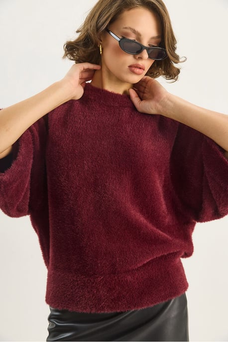 Strickpullover mit strukturiertem Muster und Rundhalsausschnitt - Image 6