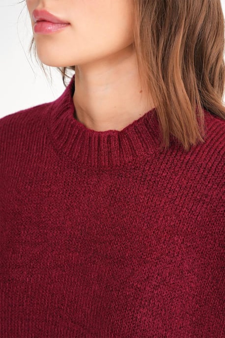 Oversized Rippstrickpullover mit Rundhalsausschnitt - Image 6
