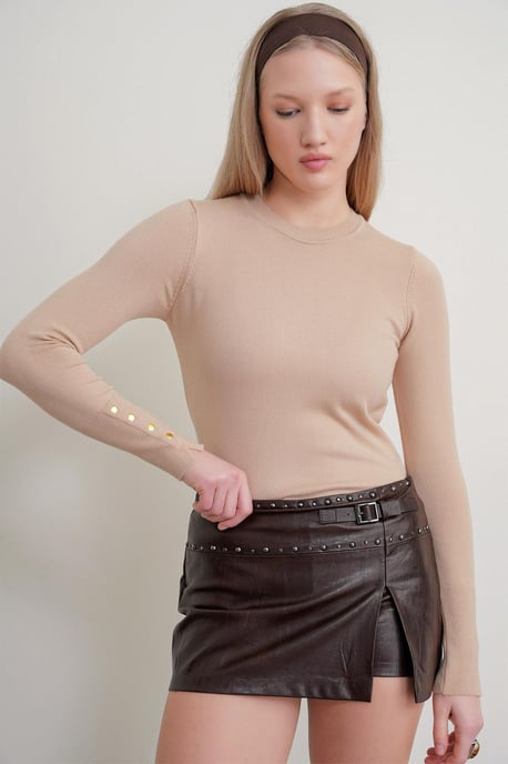 Rundhals Strickpullover - Image 3