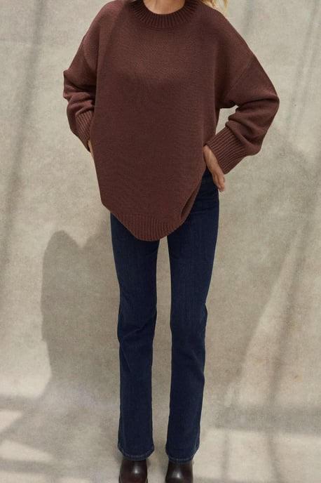 Dicker Strickpullover mit Rundhalsausschnitt - Image 6