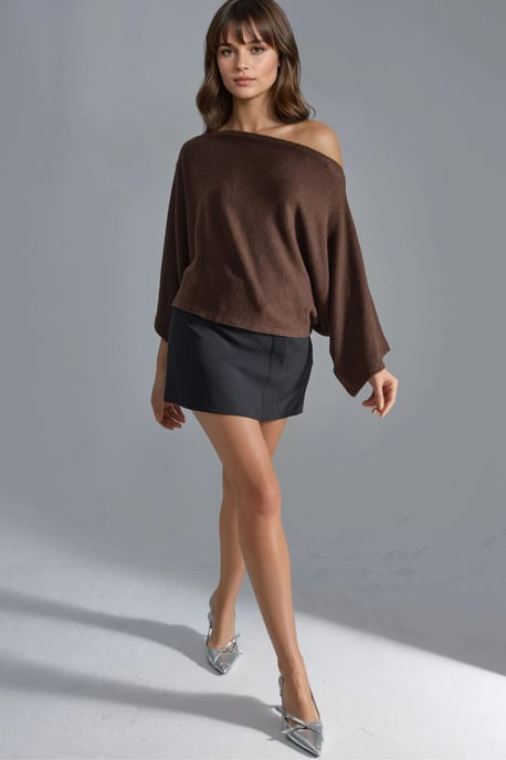 Lässig sitzende Strickbluse - Image 4