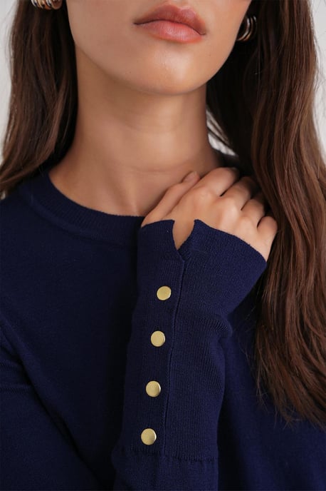 Rundhals Strickpullover - Image 2