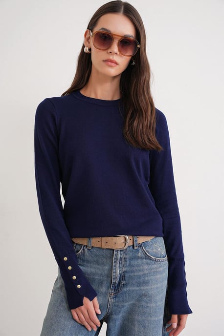 Rundhals Strickpullover - Image 4